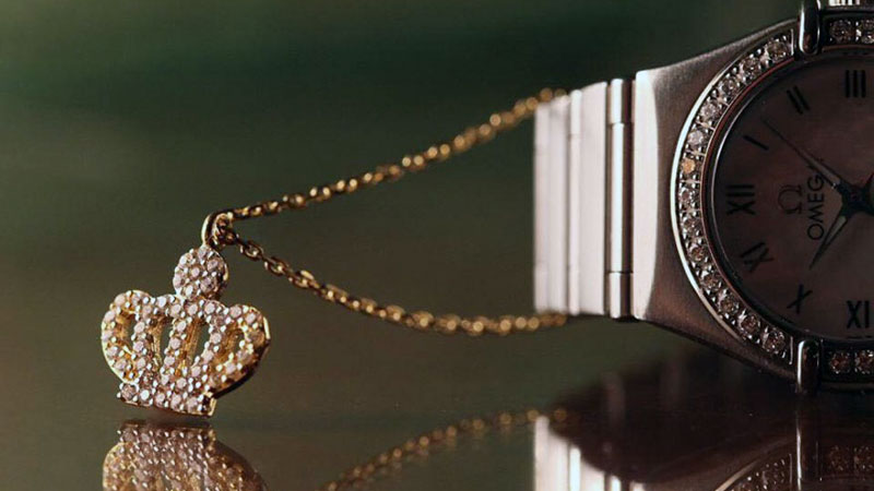 آویز ساعت طلا زنانه