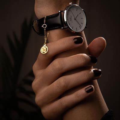 آویز ساعت طلا زنانه