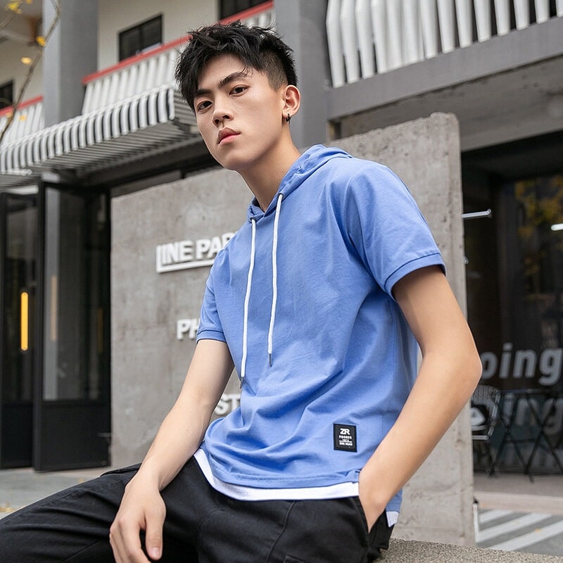 تی شرت کلاه دار مردانه