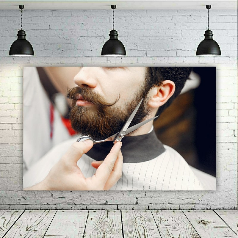 پوستر دیواری آرایشگاه مردانه