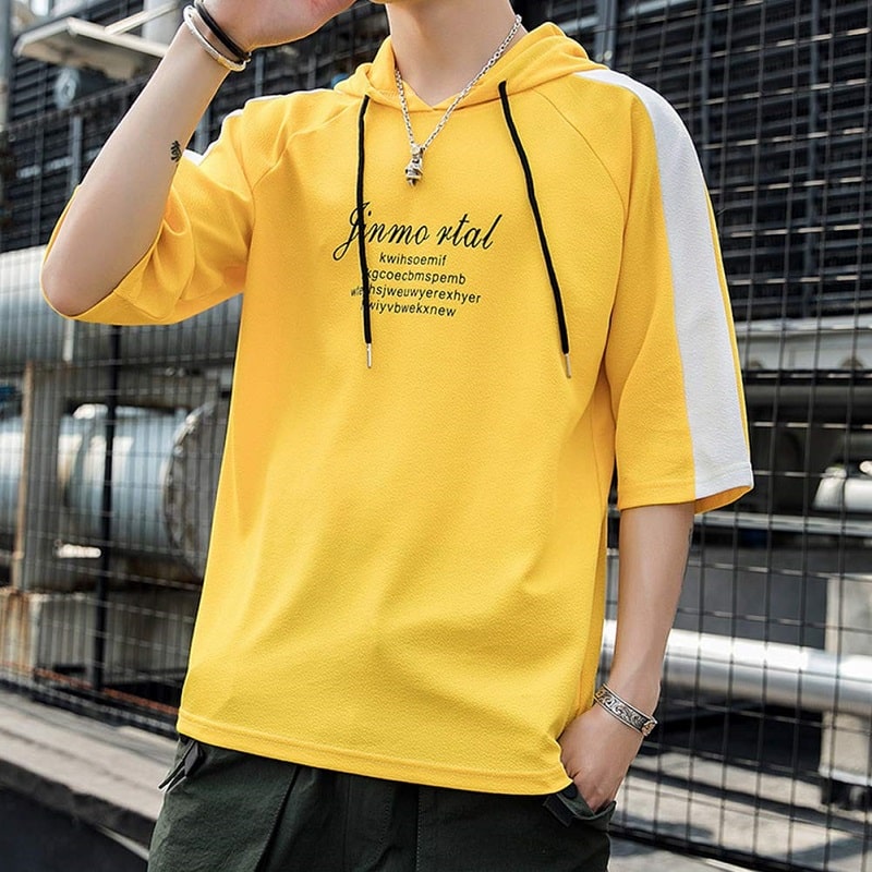 تی شرت کلاه دار مردانه