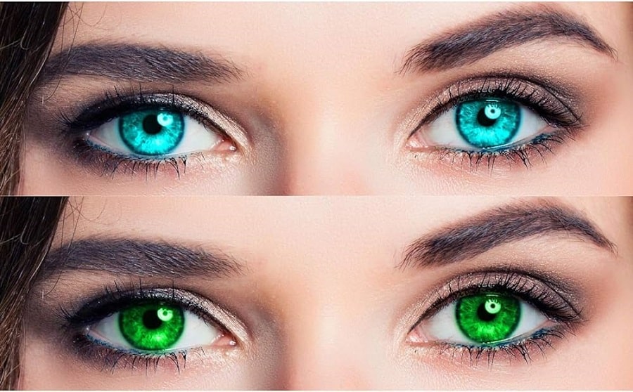 لنز چشم رنگی