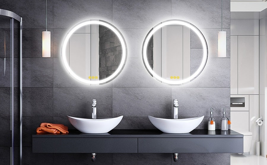 آینه سرویس بهداشتی بک لایت